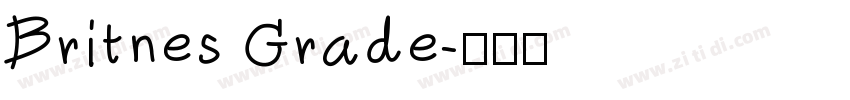 Britnes Grade字体转换